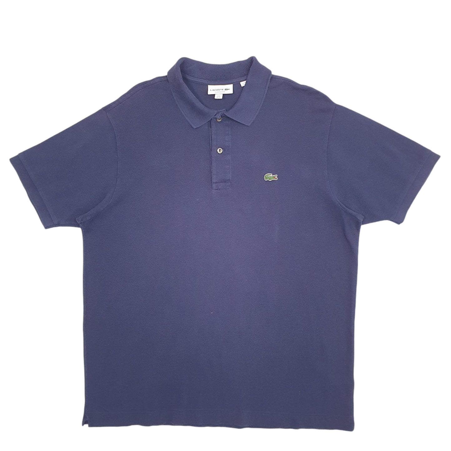 Mens Navy Lacoste  Short Sleeve Polo Shirt