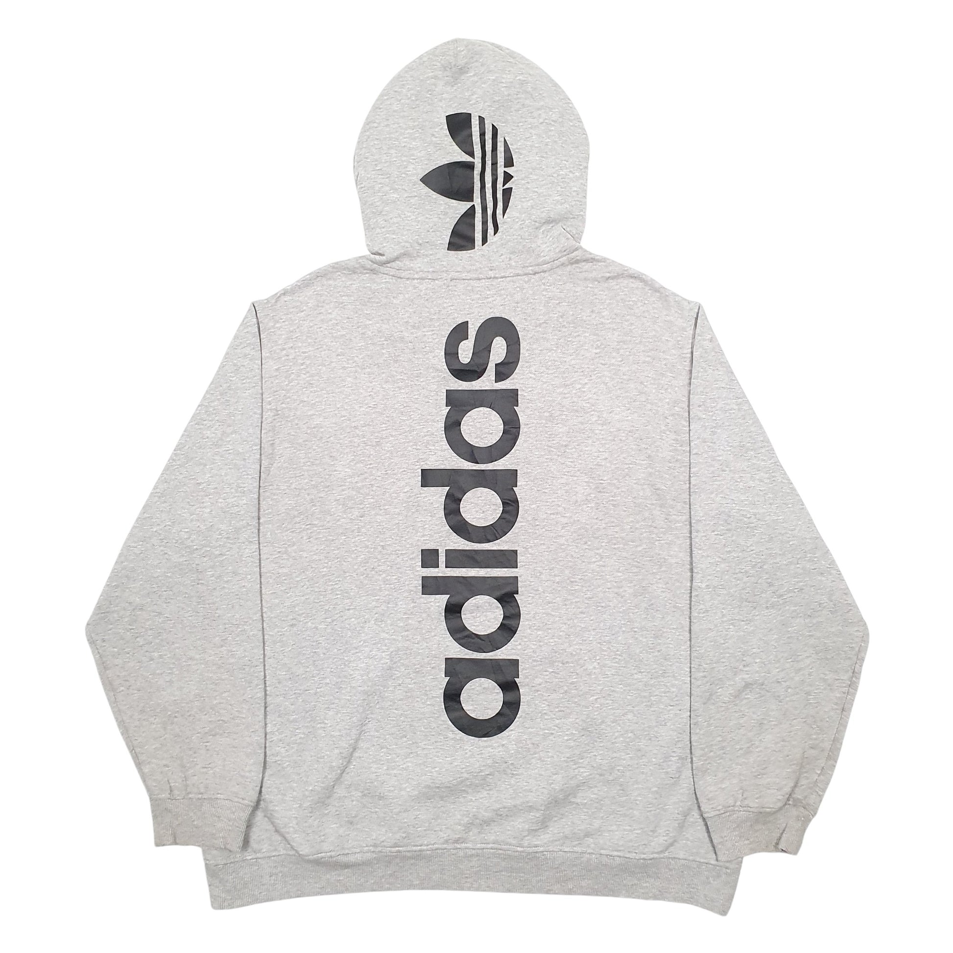 Mens Grey Adidas  Hoodie Jumper