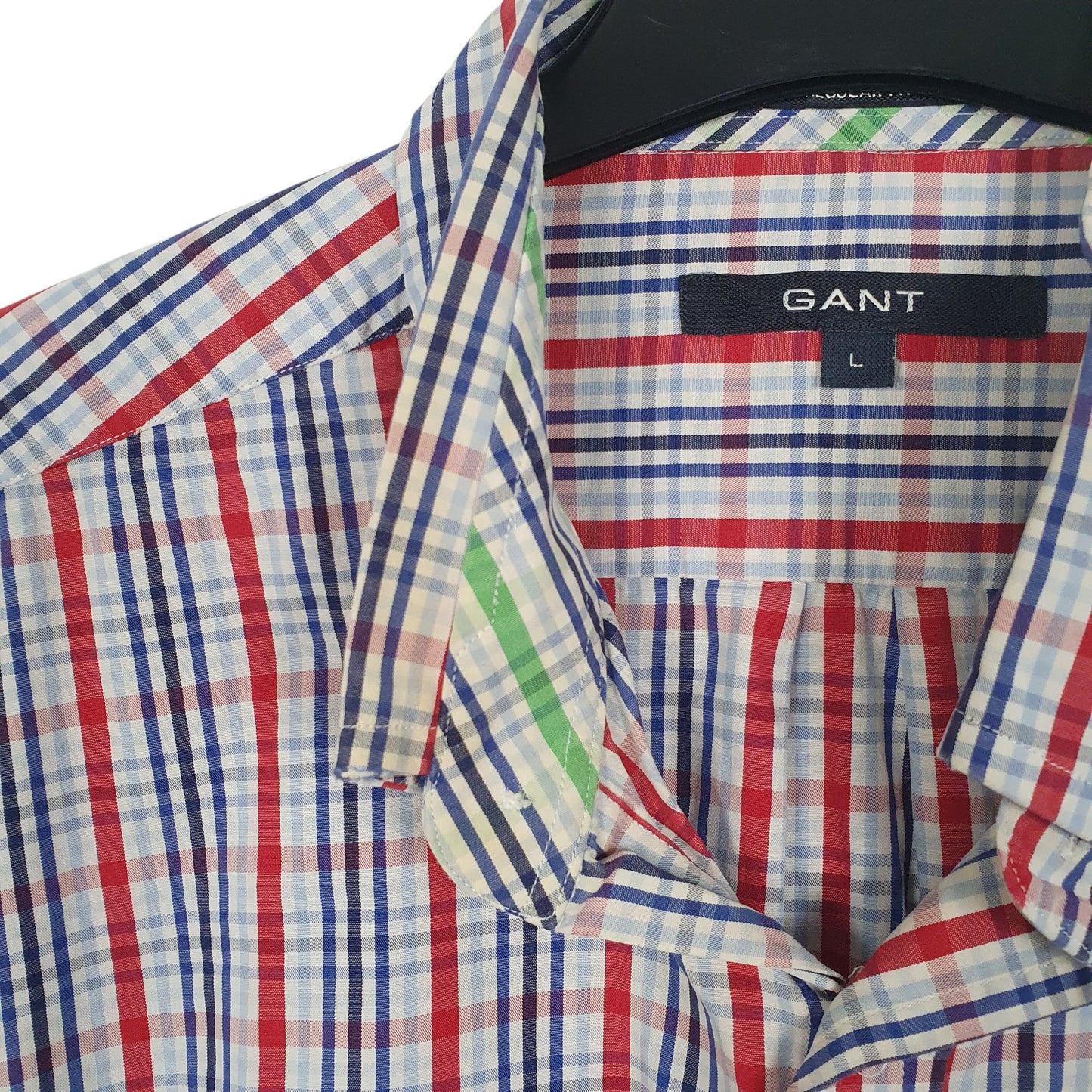 Mens White Gant Liberty Bell Poplin Long Sleeve Shirt