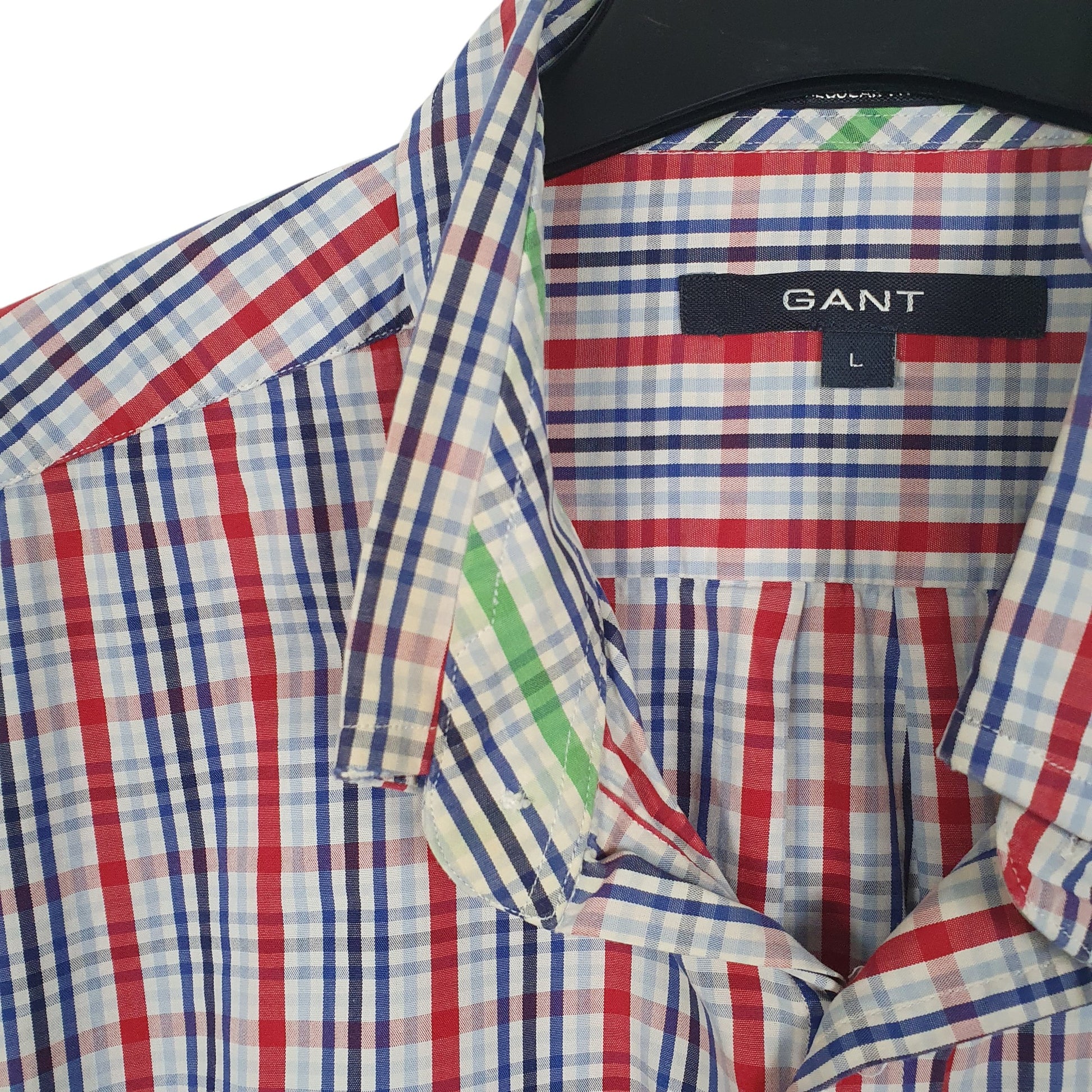 Mens White Gant Liberty Bell Poplin Long Sleeve Shirt