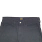 Mens Black Lee Cut off Denim Shorts