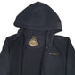 Womens Black Reebok  Full Zip Jumper