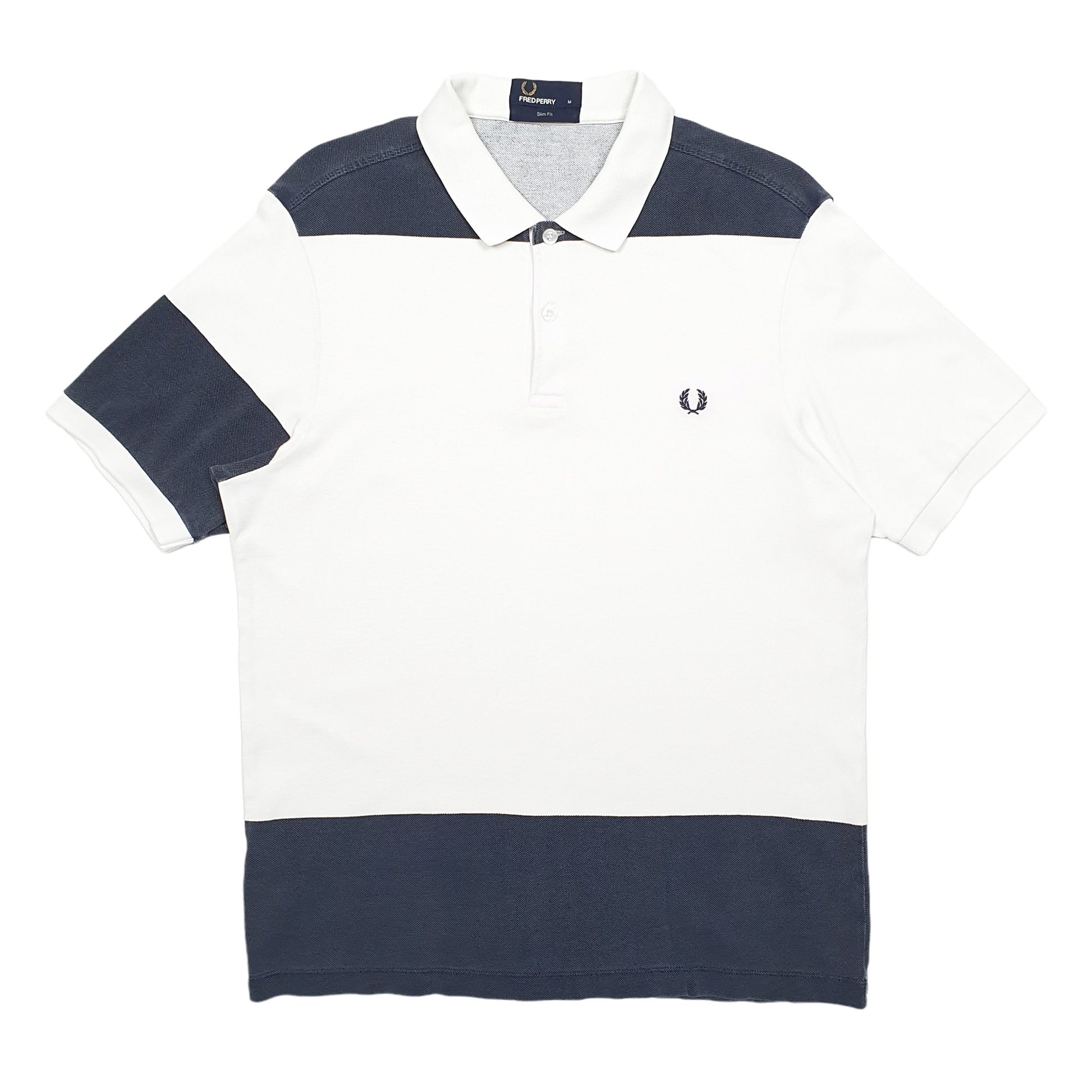 Mens White Fred Perry  Short Sleeve Polo Shirt