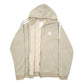Mens Khaki Adidas Hoodie Full Zip Jumper