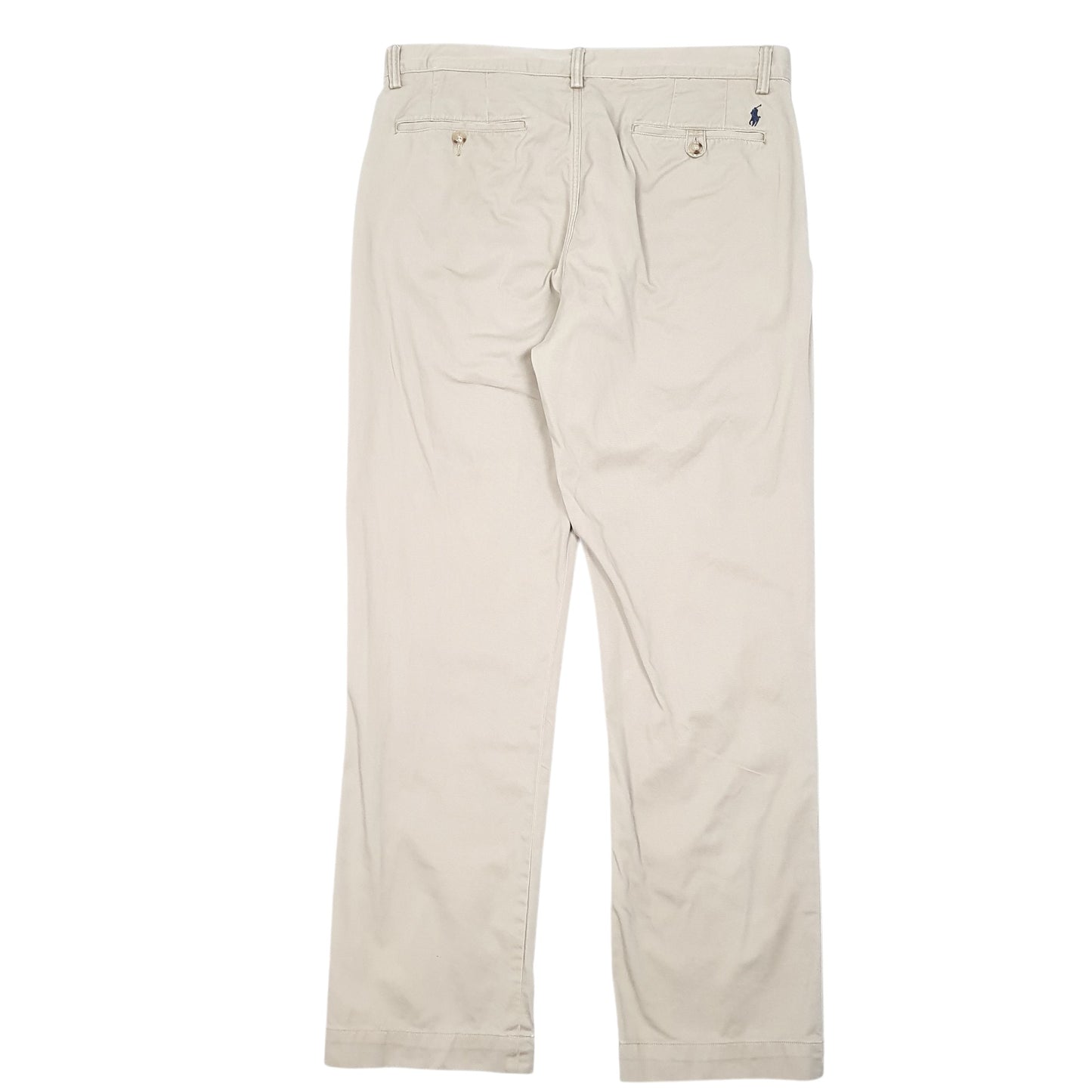 Mens Beige Polo Ralph Lauren Classic Chino Trousers
