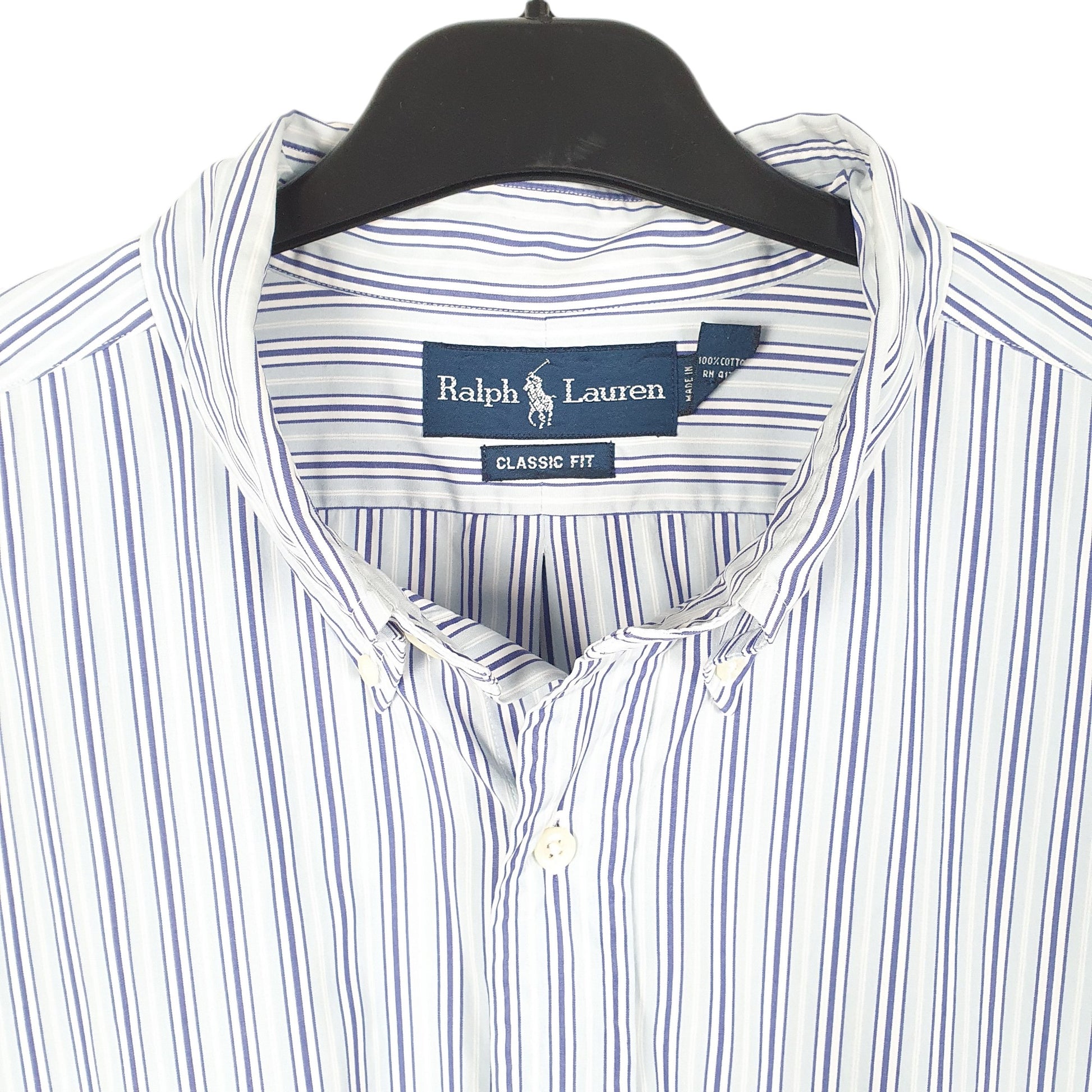 Mens Blue Ralph Lauren  Long Sleeve Shirt