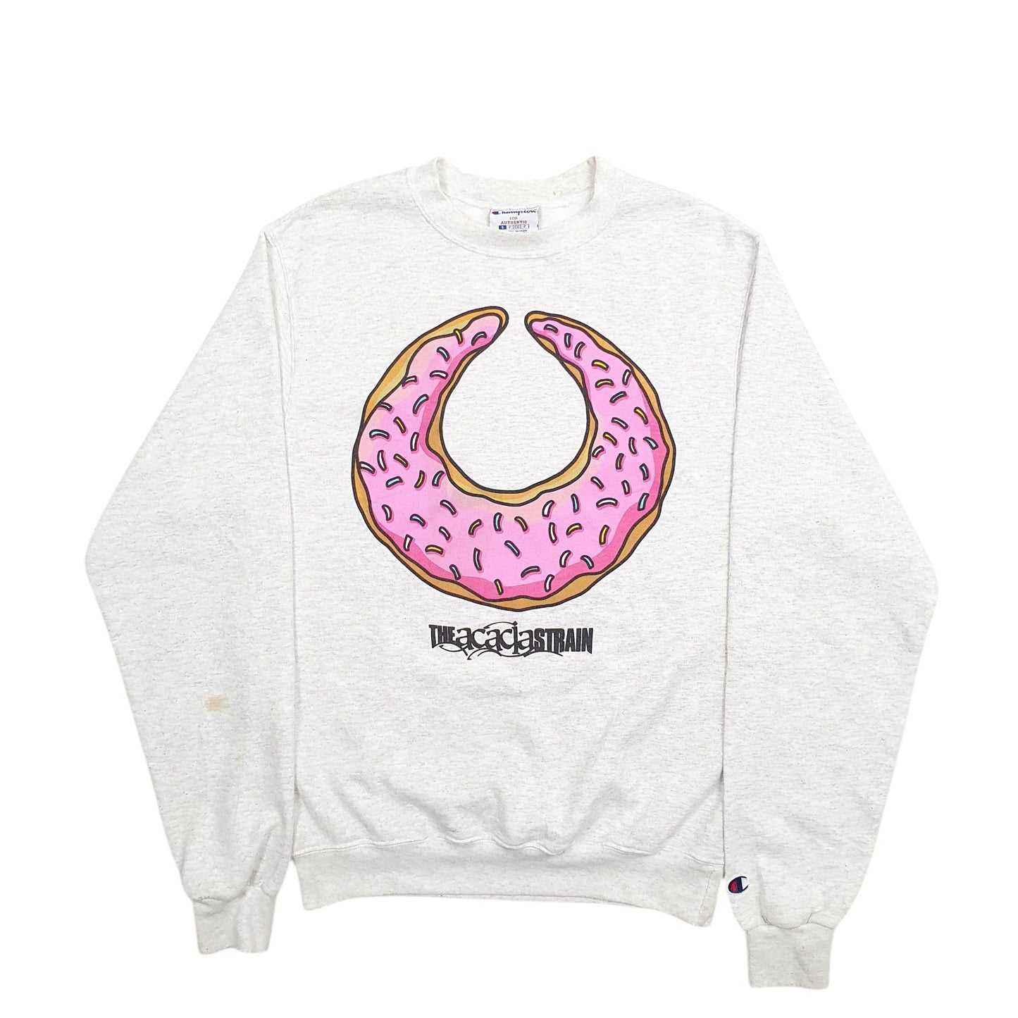 Womens Grey Champion Donut Crewneck Jumper