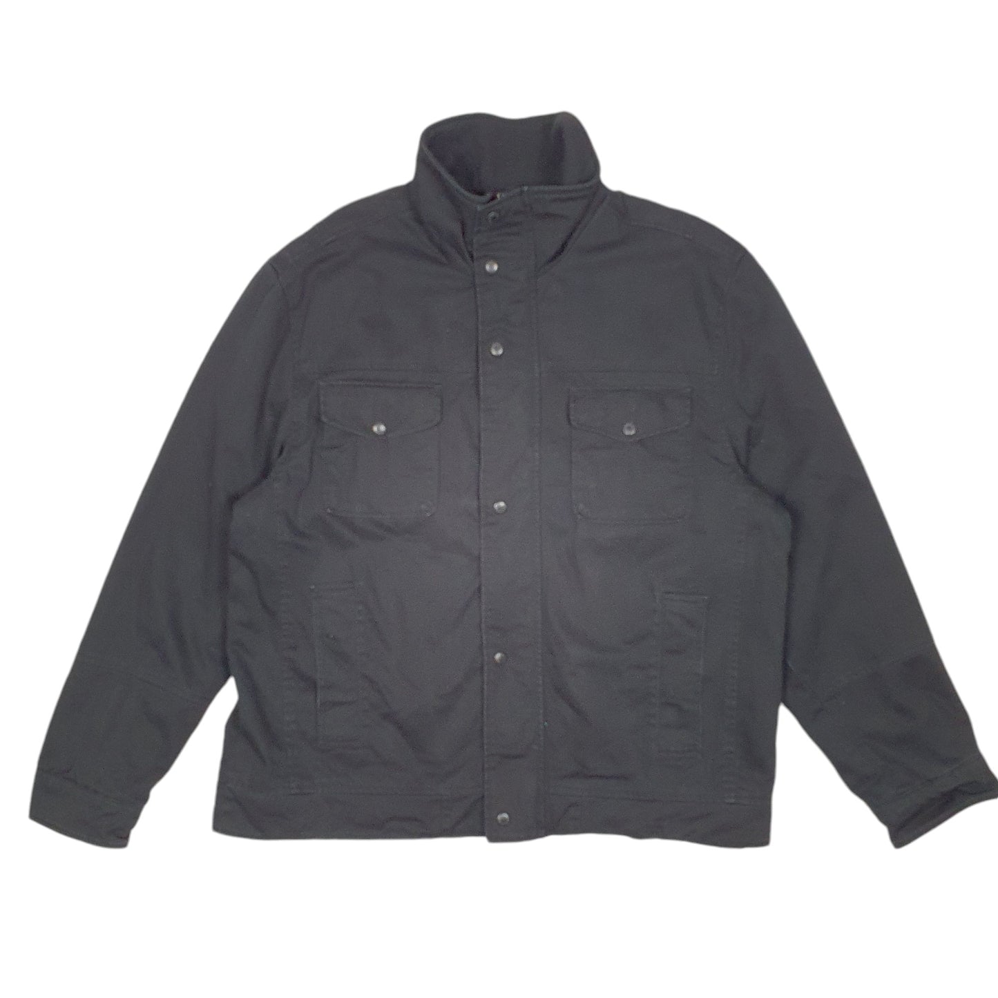 Mens Black Levis Military Style  Coat