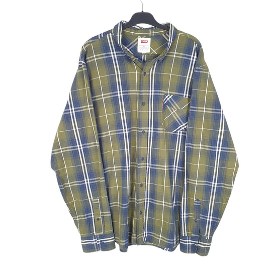 Mens Khaki Levis  Long Sleeve Shirt