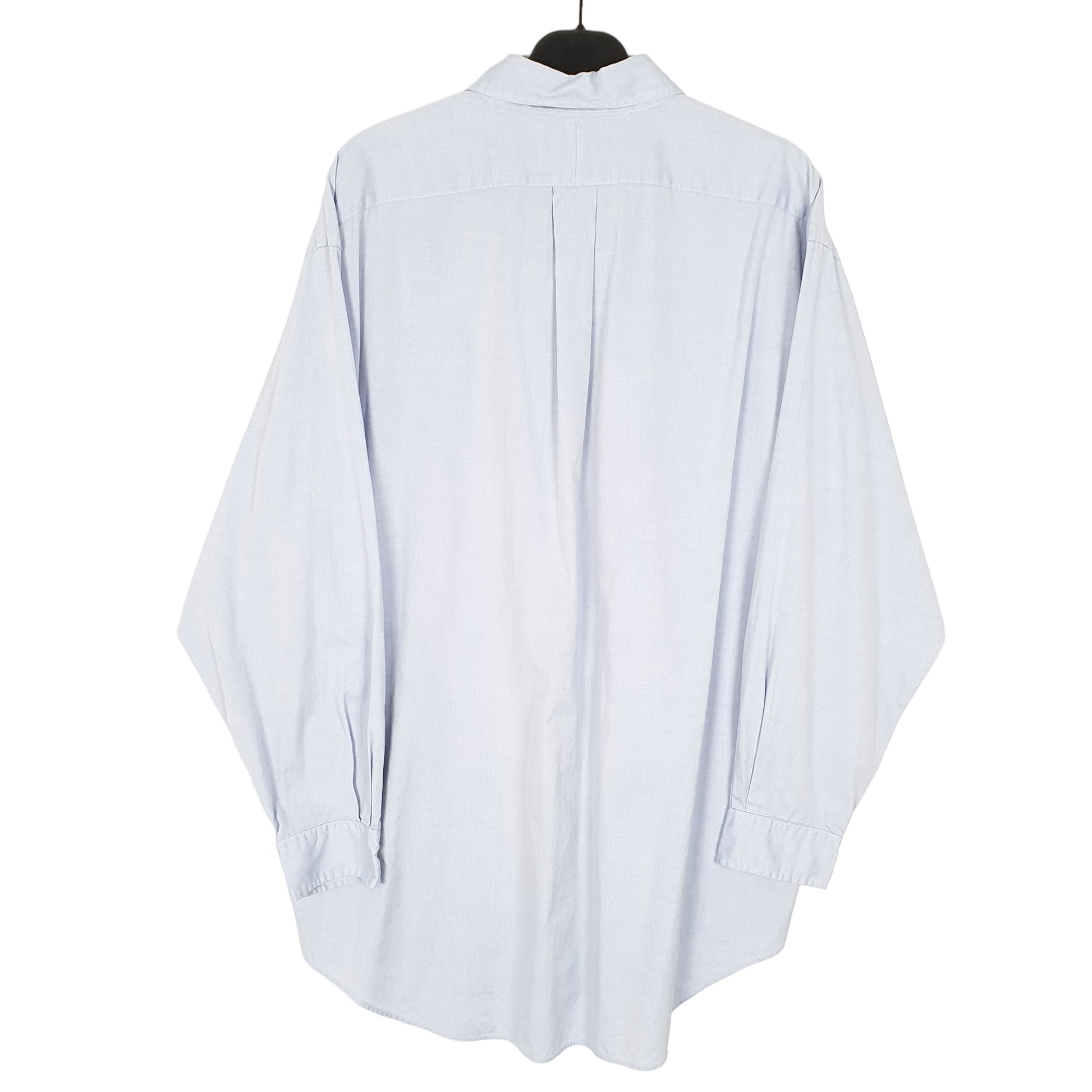 Mens Blue Ralph Lauren Oxford Long Sleeve Shirt