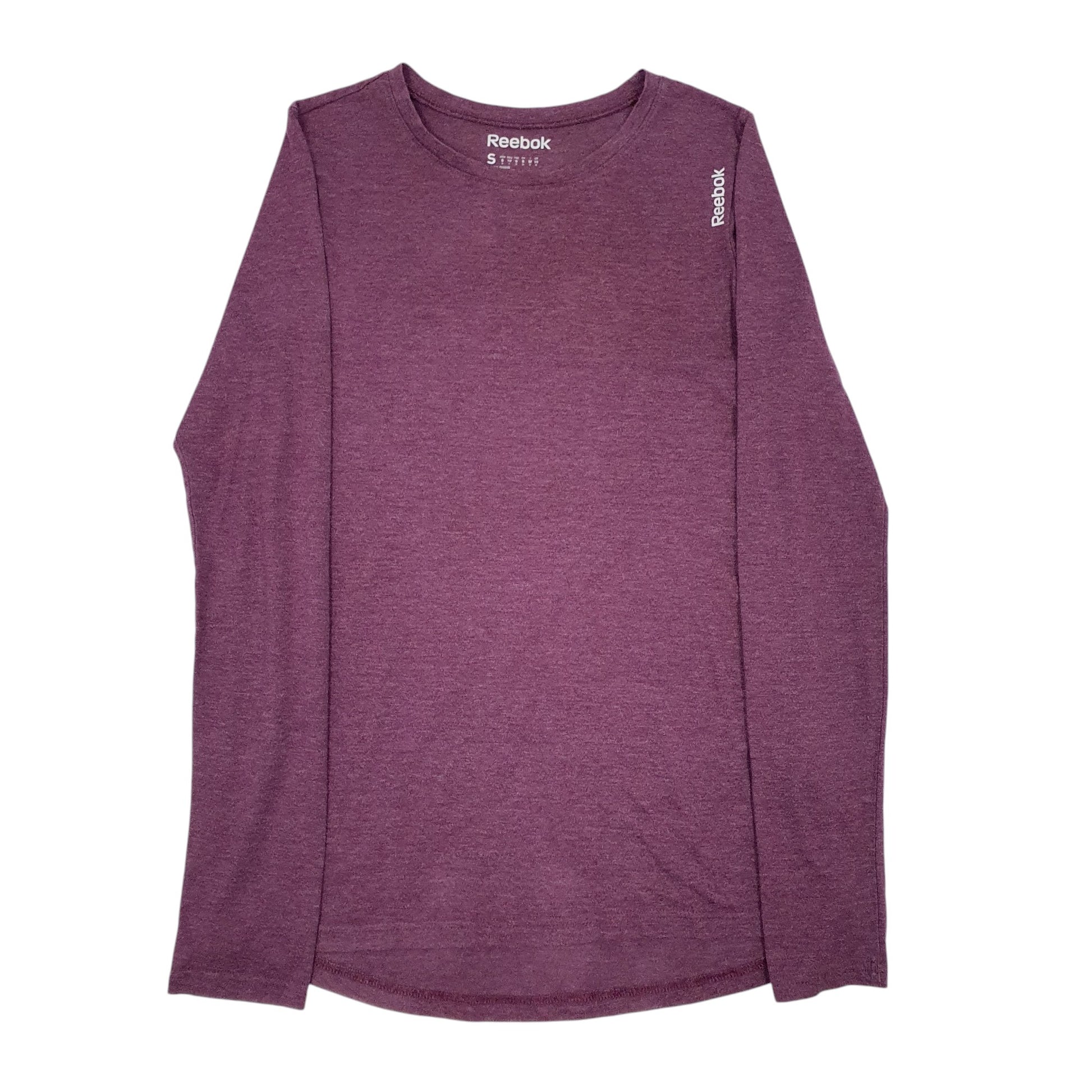 Womens Purple Reebok  Long Sleeve T Shirt