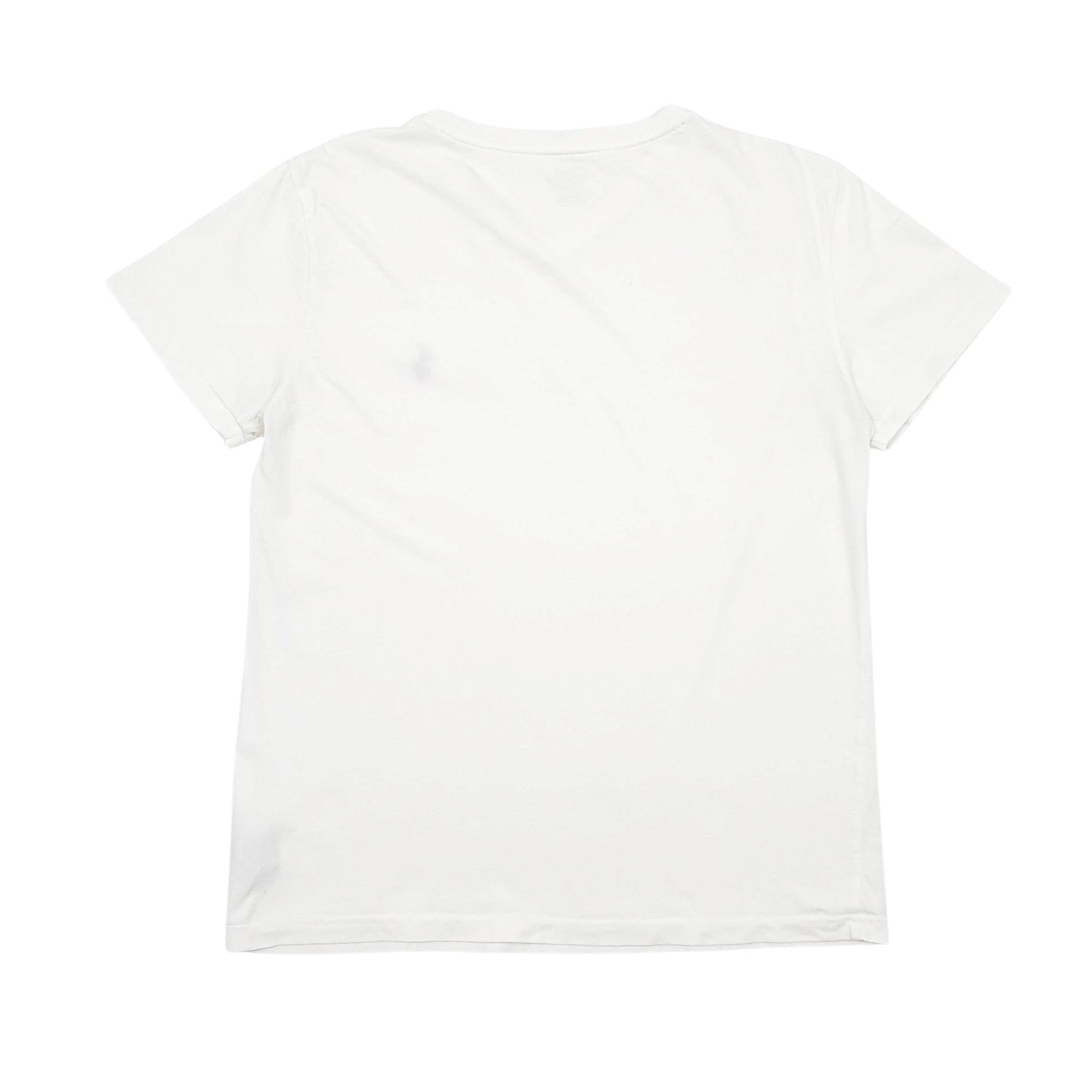 Mens White Polo Ralph Lauren V Neck Short Sleeve T Shirt