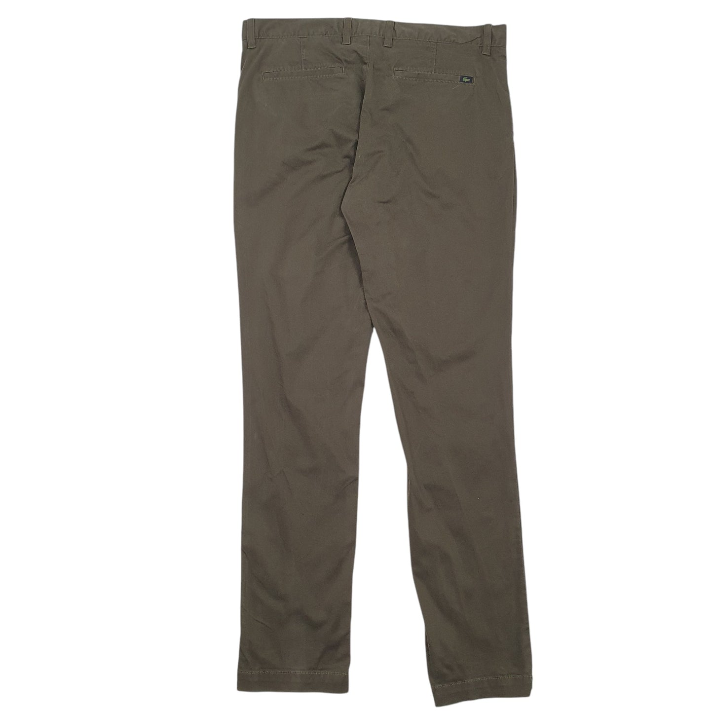 Mens Green Lacoste  Chino Trousers