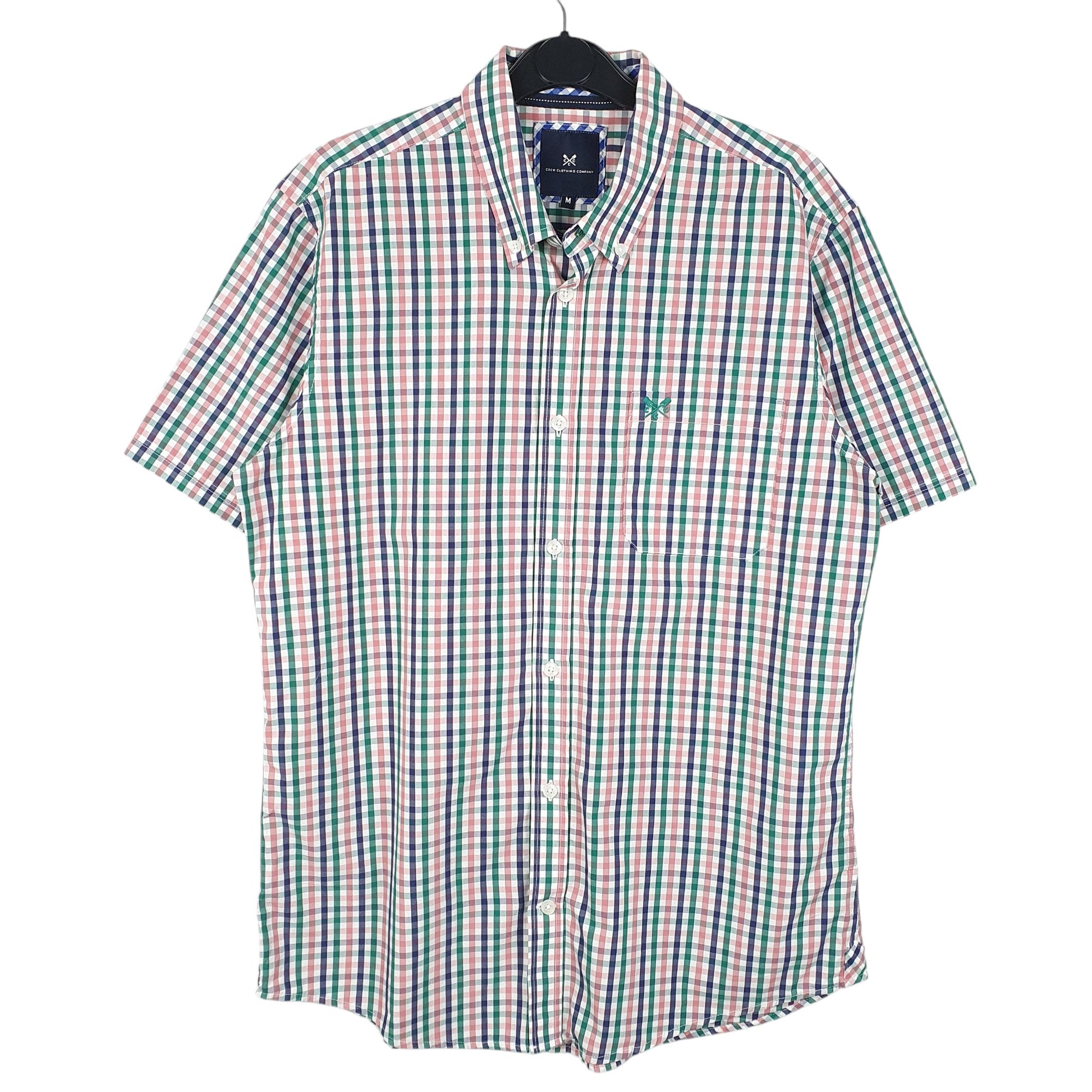 Mens White Crew Clothing Company  Short Sleeve Shirt