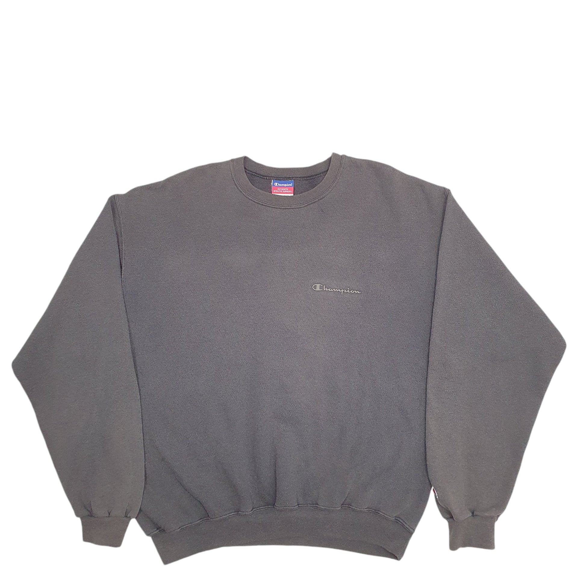 Mens Grey Champion  Crewneck Jumper