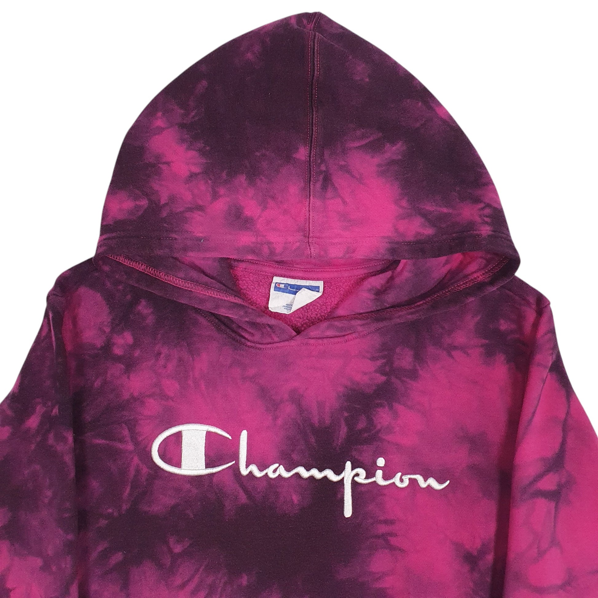 Womens Purple Champion Spellout Hoodie Jumper