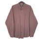 Mens Burgundy Dockers  Long Sleeve Shirt