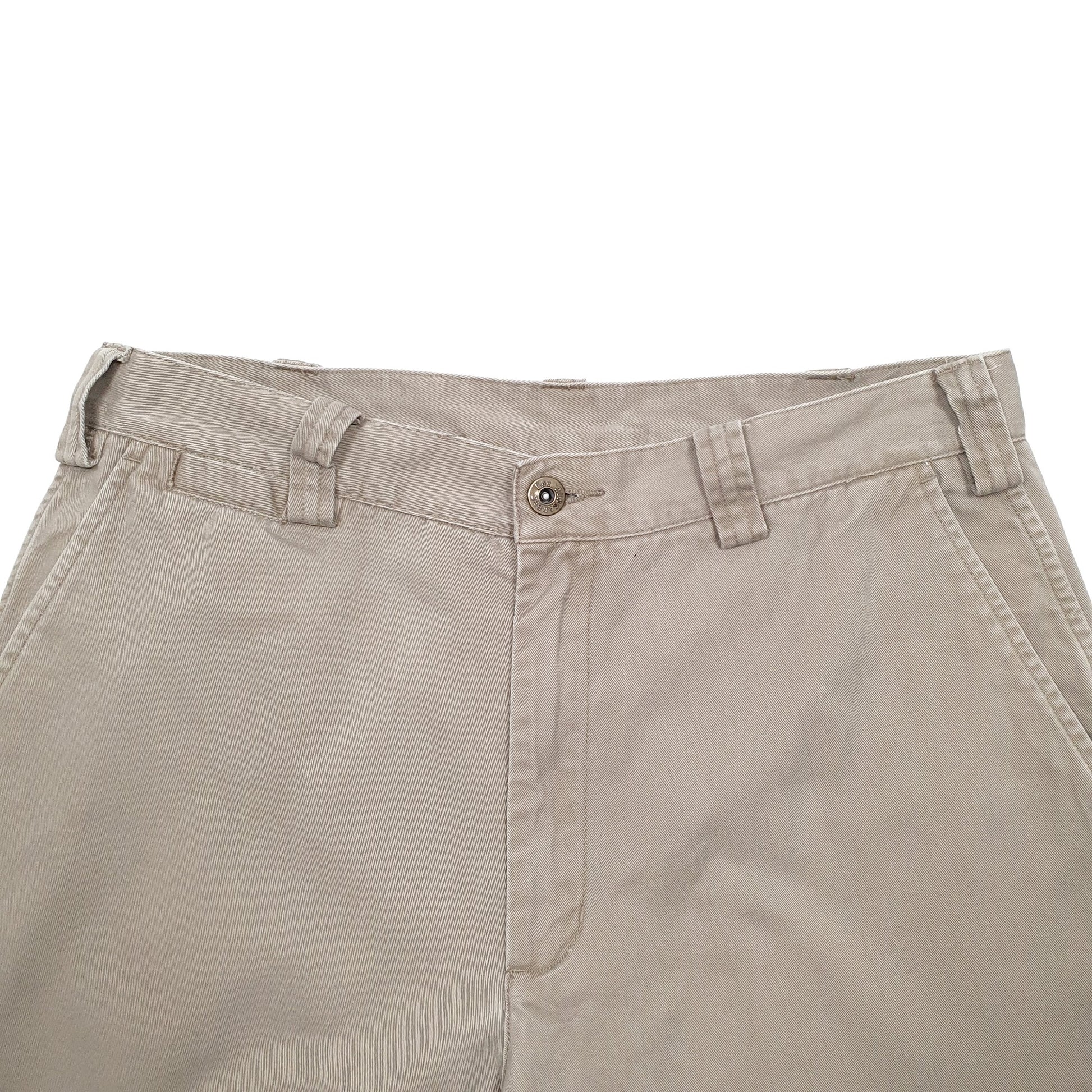 Mens Beige Lee Dungarees Chino Shorts