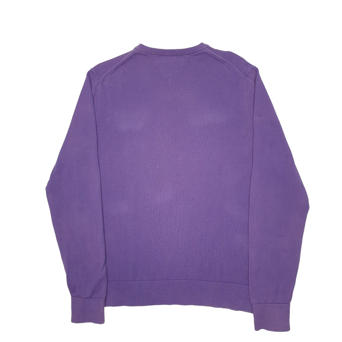 Mens Purple Tommy Hilfiger Knit Crewneck Jumper
