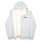Mens Grey Fila Sherpa Fleece Lined Hoodie Full Zip Jumper