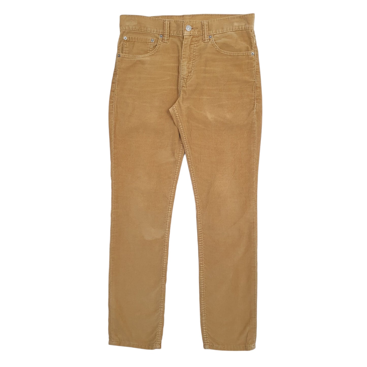 Mens Beige Levis 511 Corduroy Trousers