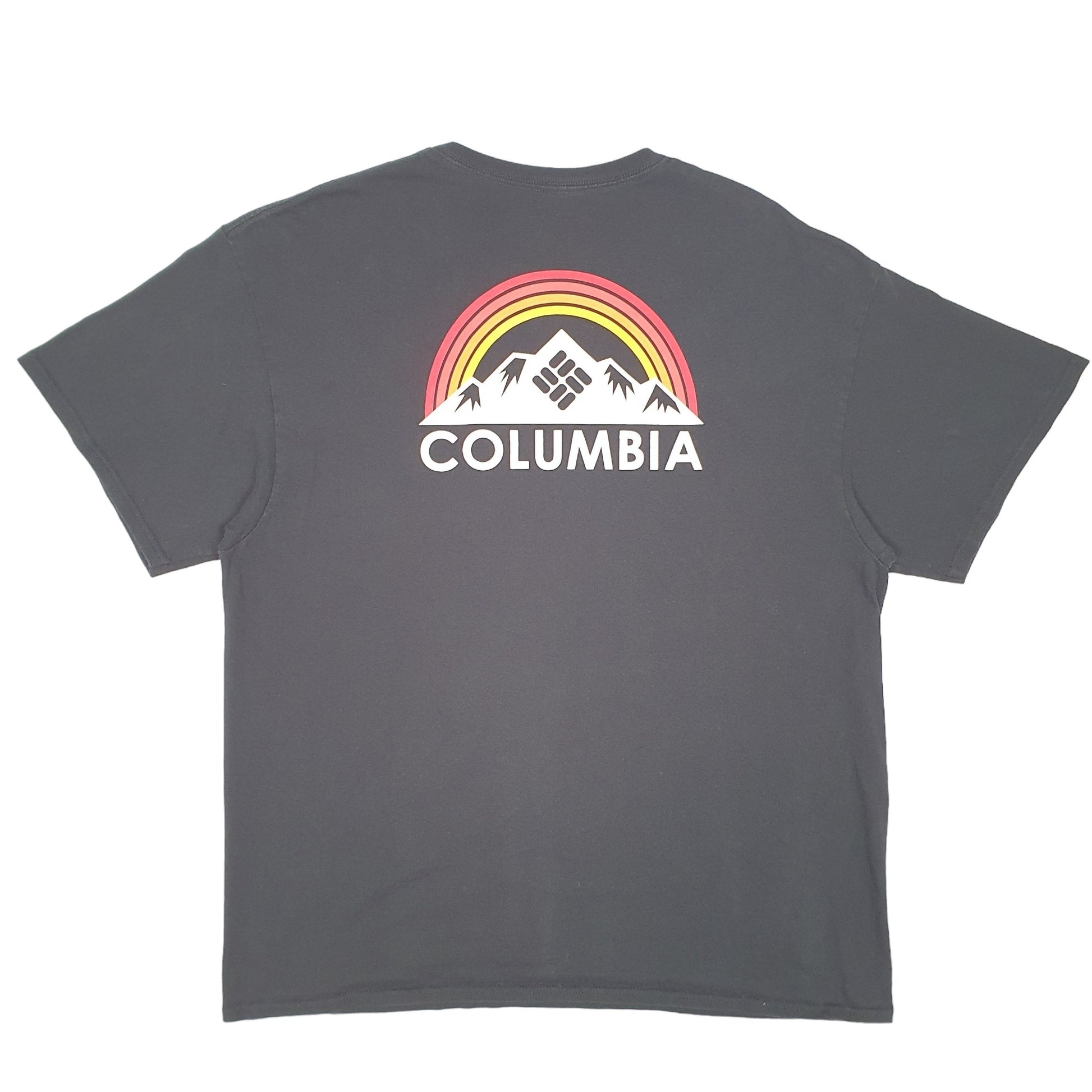 Mens Black Columbia Sportswear  Short Sleeve T Shirt
