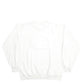 Mens White Lacoste Spellout Crewneck Jumper