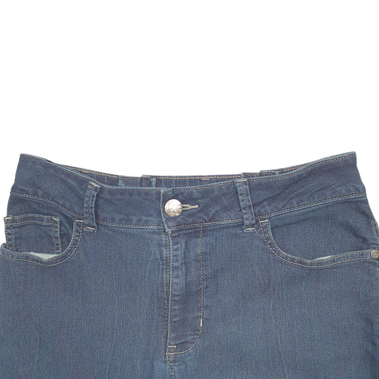 Womens Blue Lee Riders Curvy Fit Casual JeansW30 L28