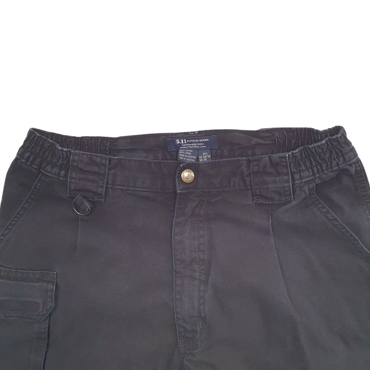 Mens Black 5.11 Tactical Kneepads Cargo Trousers