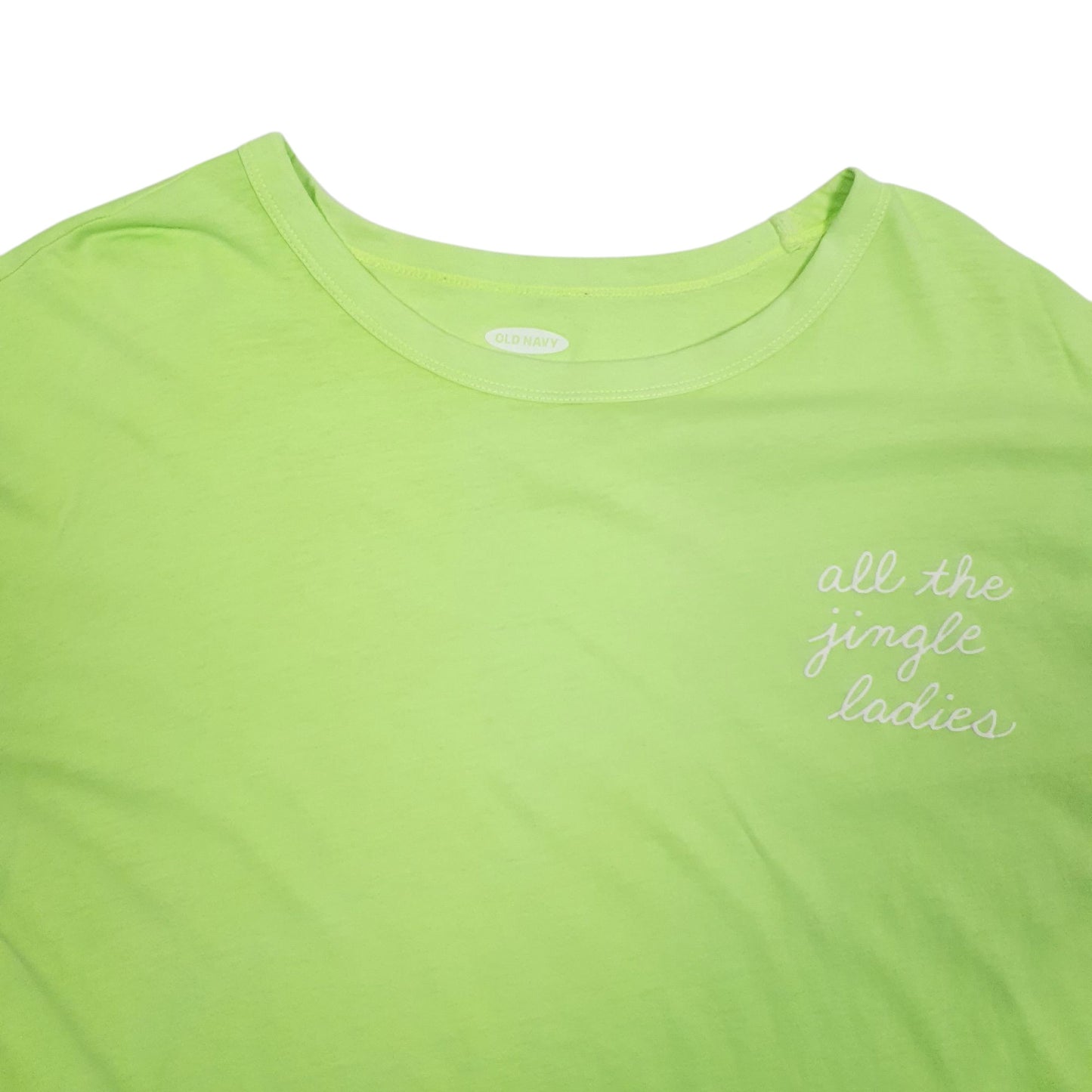 Womens Green Old Navy Active Wear Short Sleeve T Shirt