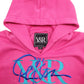 Womens Pink Y&R Young & Reckless Hoodie Jumper