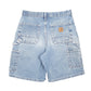 Mens Blue Carhartt Workwear Denim Jean Jort B28 Carpenter Shorts