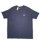 Mens Navy Carhartt  Short Sleeve T Shirt