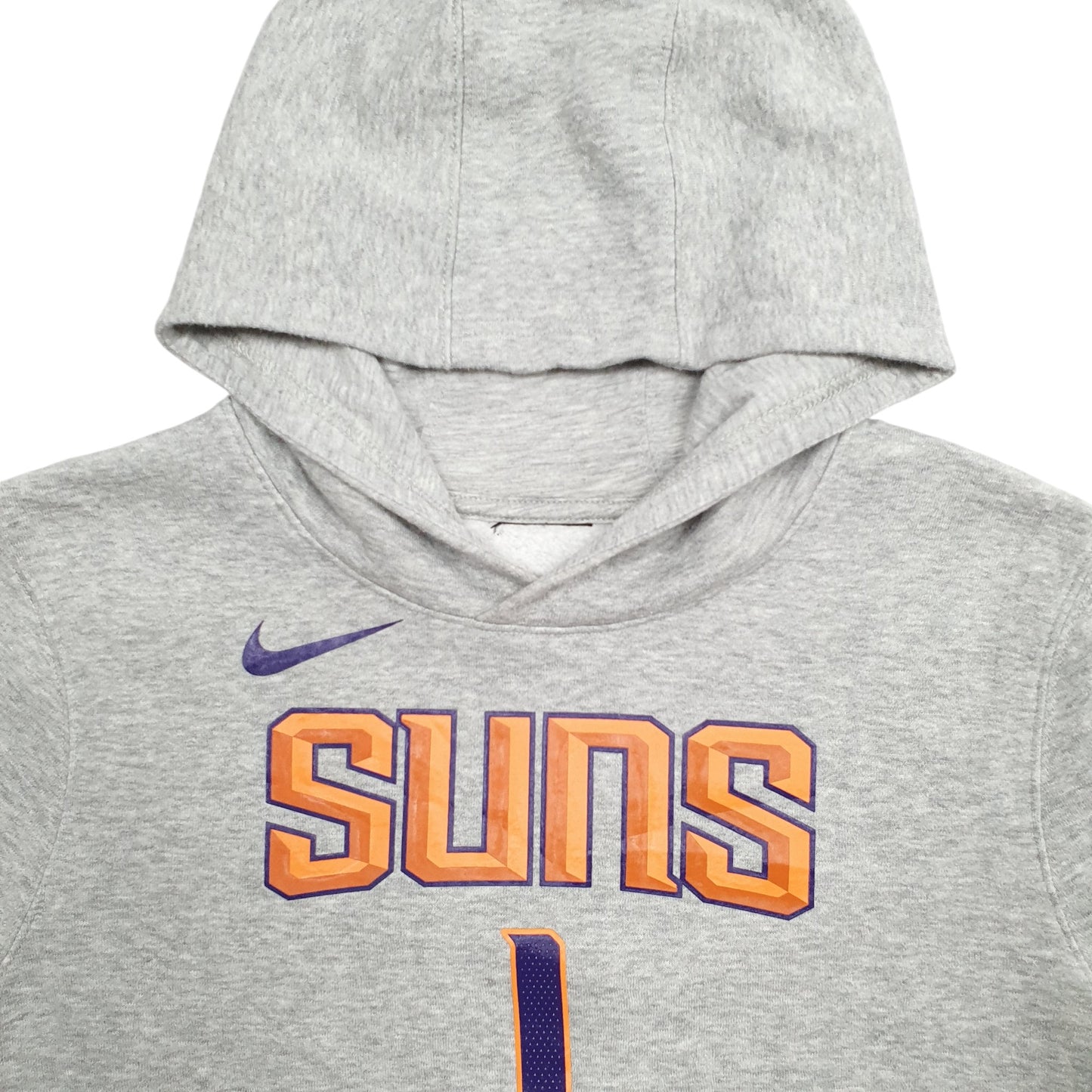 Mens White Nike NBA Phoenix Suns Booker 1 Hoodie Jumper
