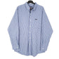 Mens Blue Chaps  Long Sleeve Shirt