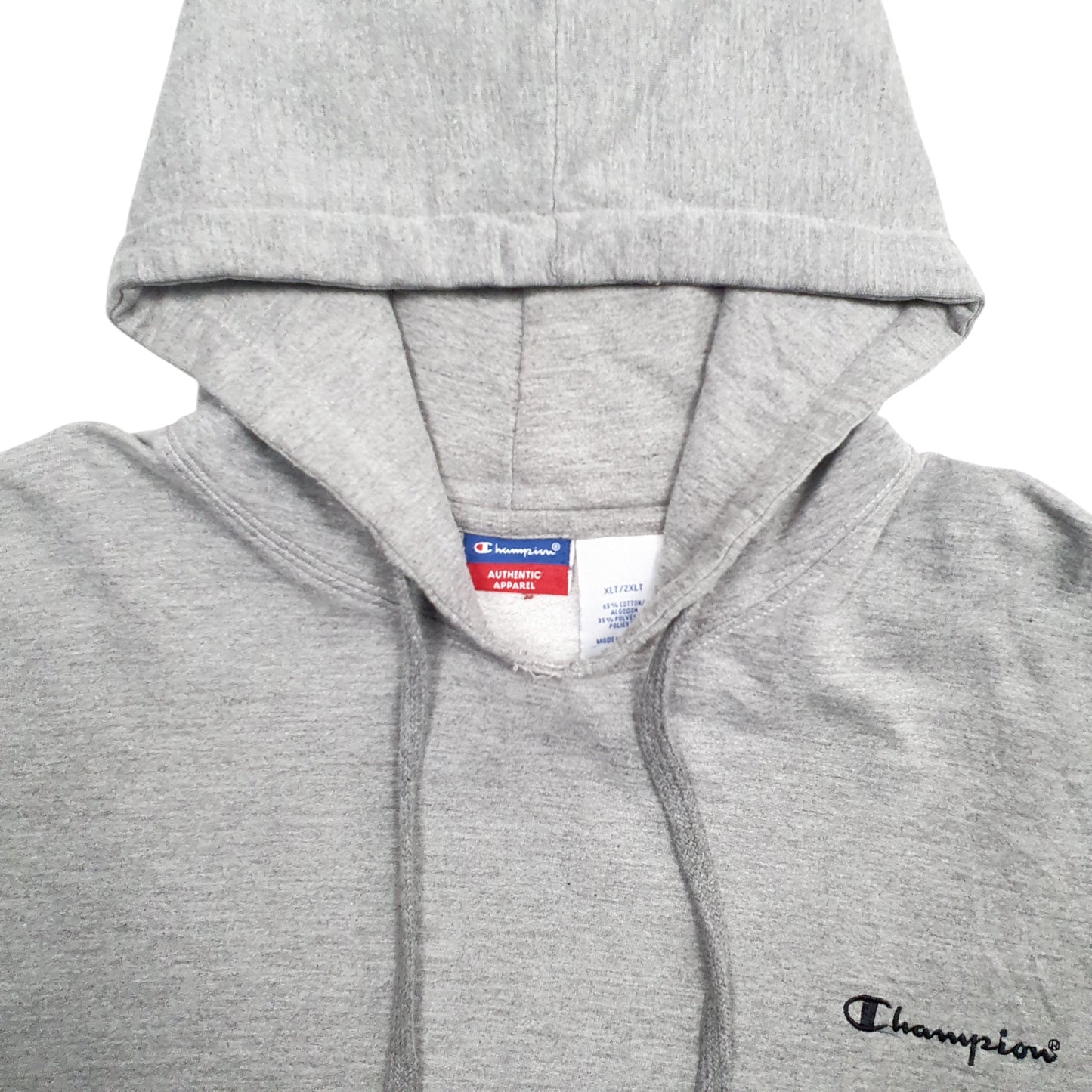 Mens Grey Champion  Hoodie Jumper