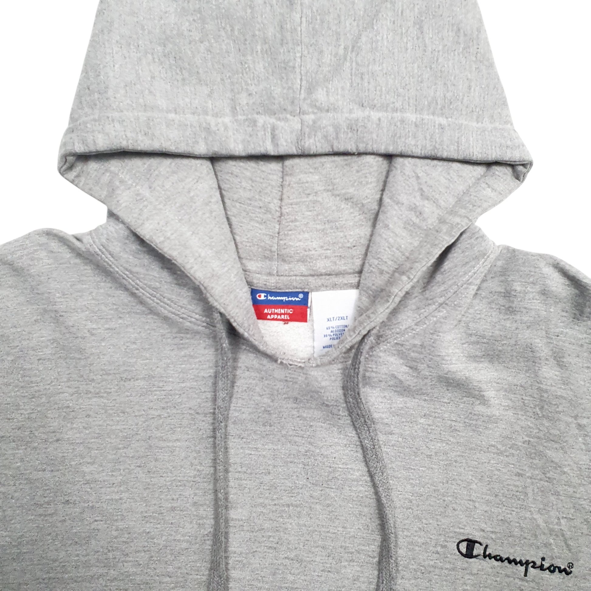 Mens Grey Champion  Hoodie Jumper