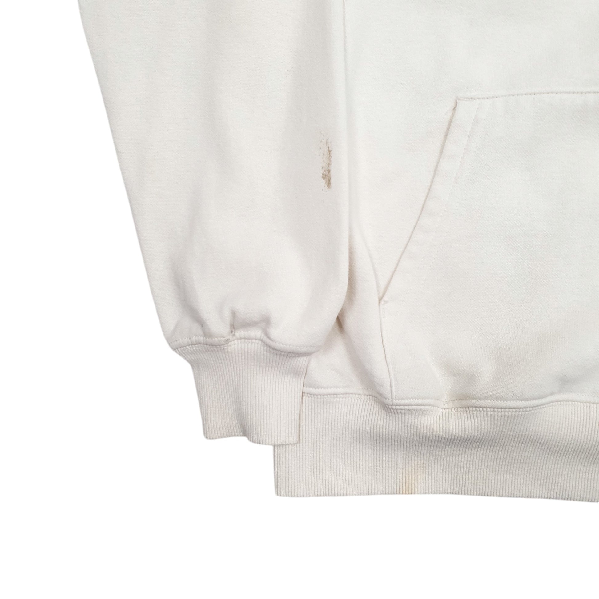 Womens Cream The North Face Spellout Hoodie Jumper