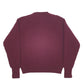 Womens Burgundy Ralph Lauren Knitted Crewneck Jumper