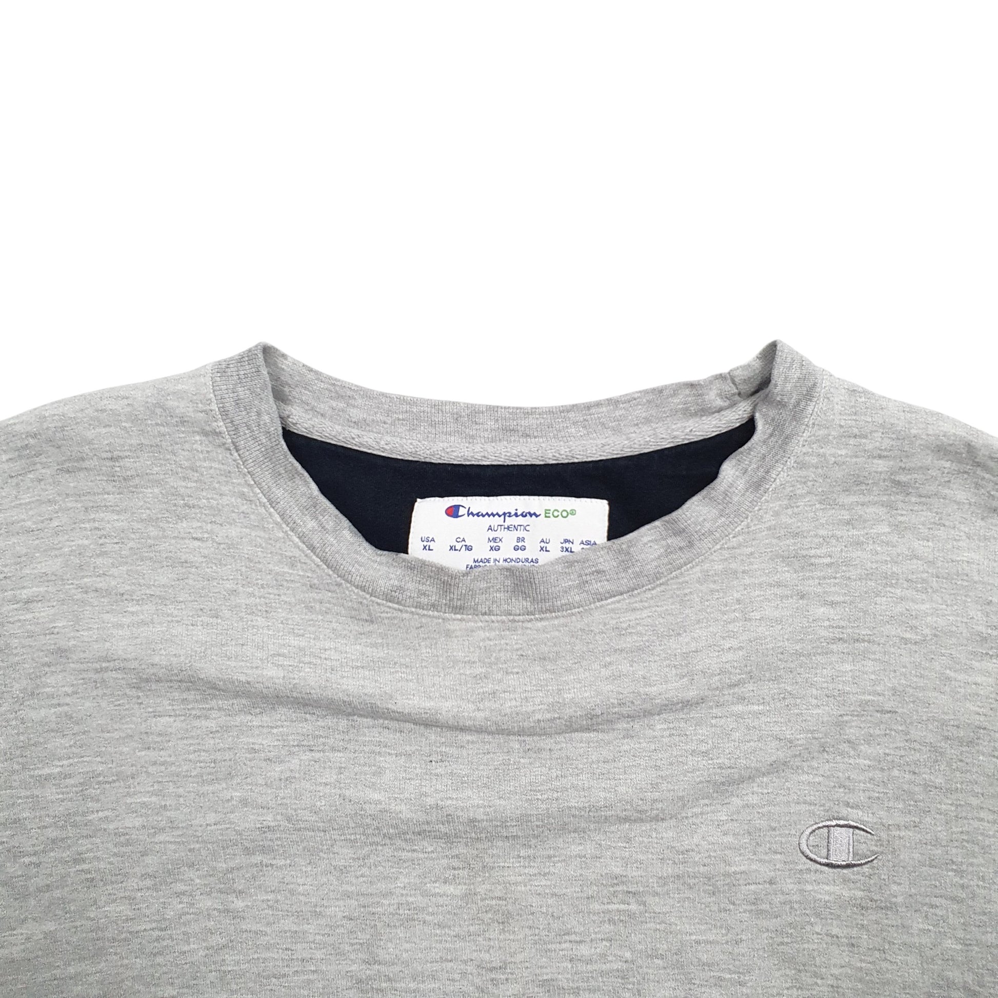 Mens Grey Champion  Crewneck Jumper
