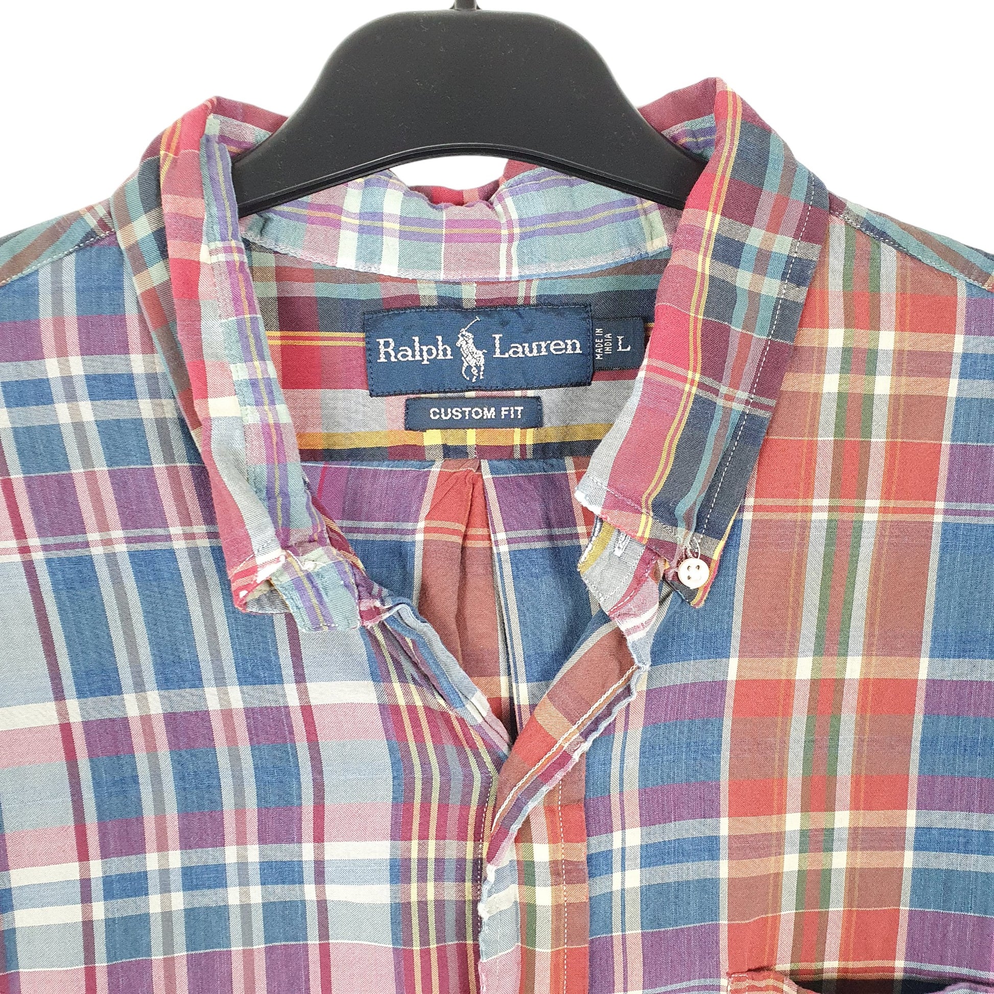 Mens Blue Ralph Lauren  Short Sleeve Shirt