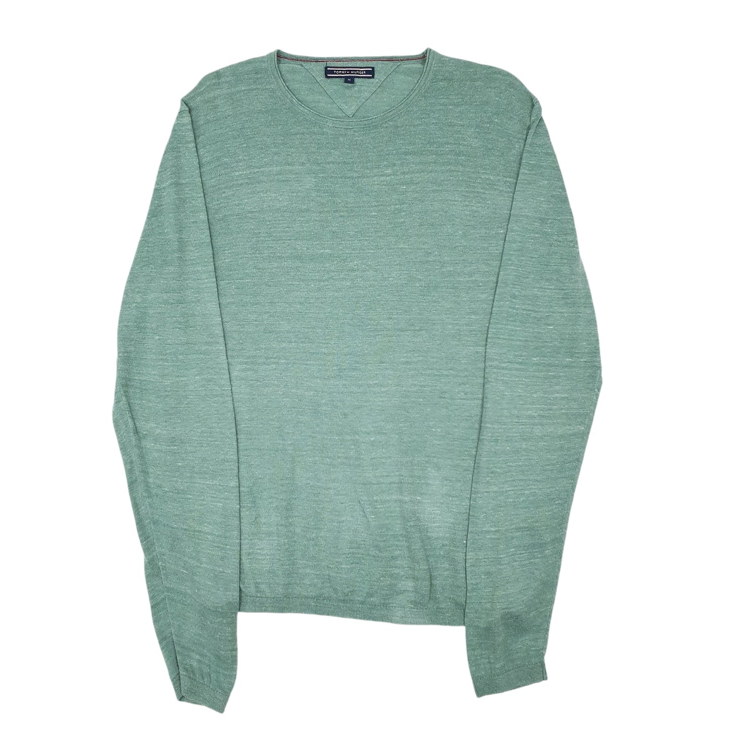Mens Green Tommy Hilfiger  Crewneck Jumper