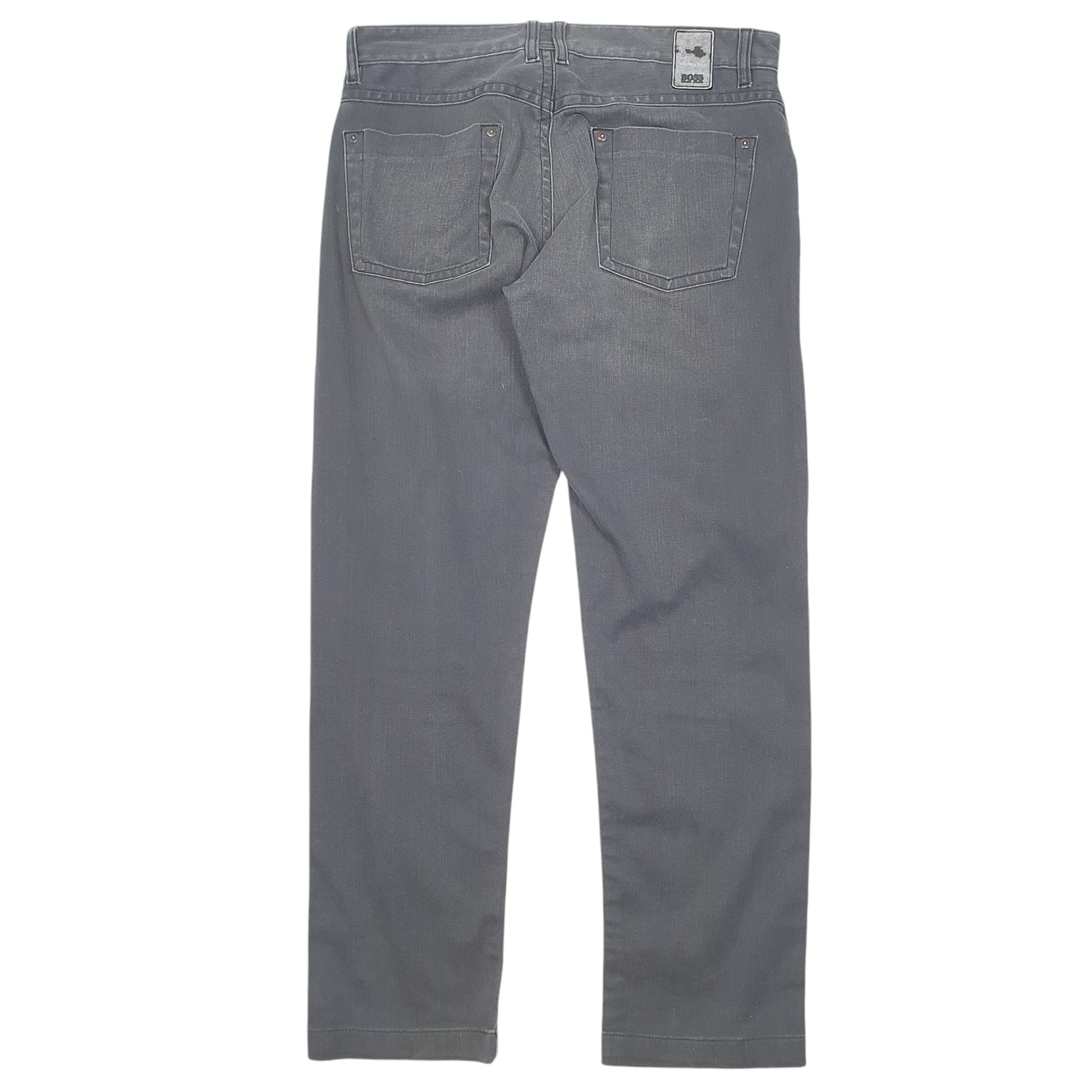 Mens Grey Hugo Boss Stretch Casual JeansW34 L33