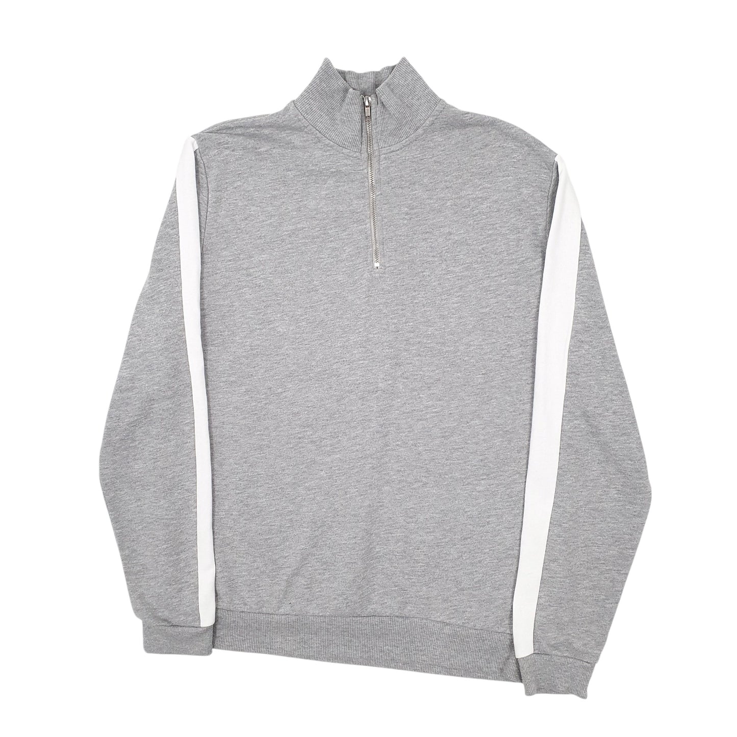 Mens Grey Asos  Quarter Zip Jumper