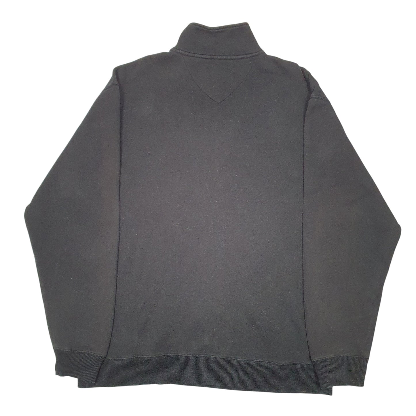 Mens Black Filq  Quarter Zip Jumper