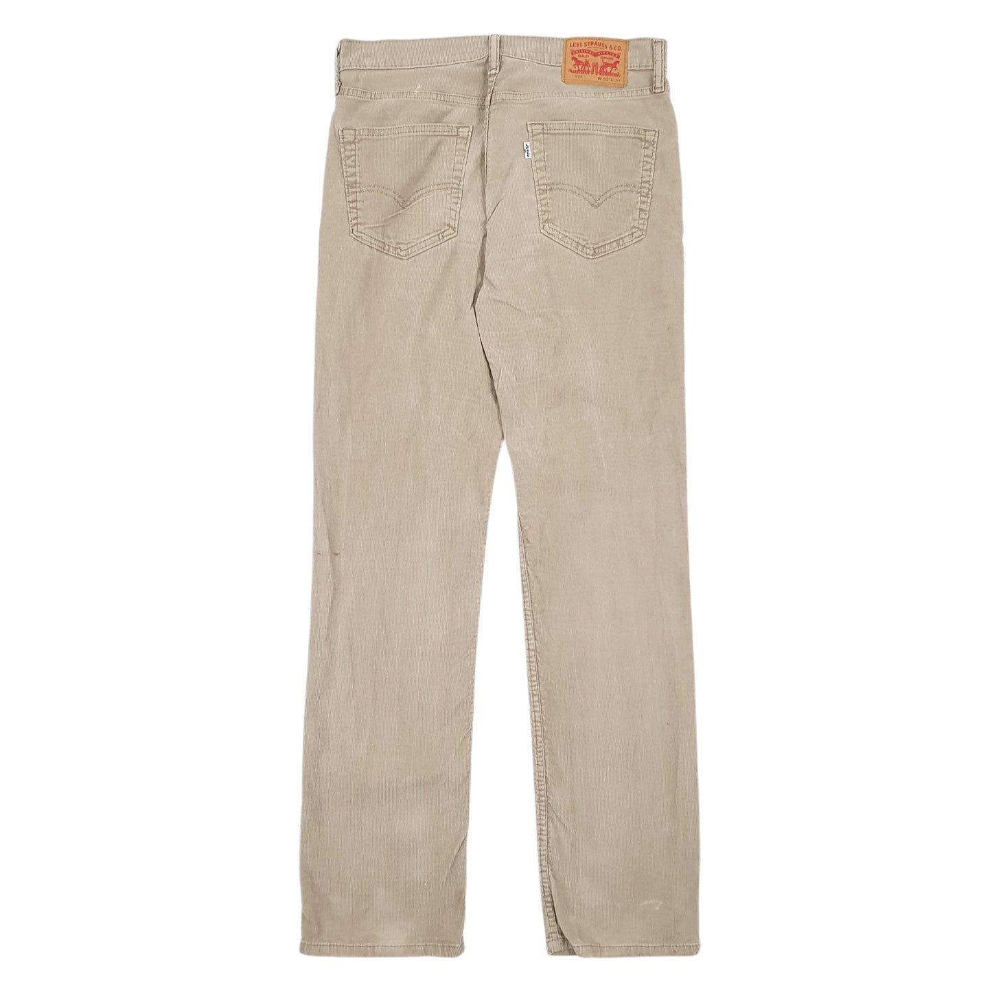 Mens Beige Levis  Corduroy Trousers