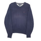Mens Navy Tommy Hilfiger  Crewneck Jumper