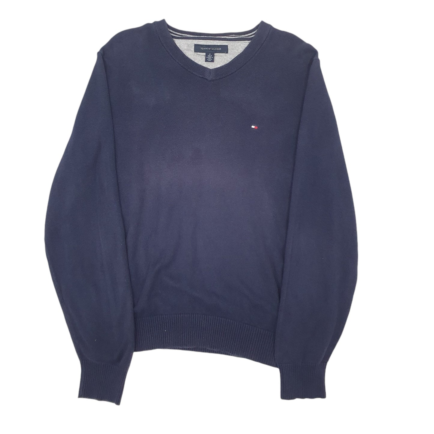 Mens Navy Tommy Hilfiger  Crewneck Jumper