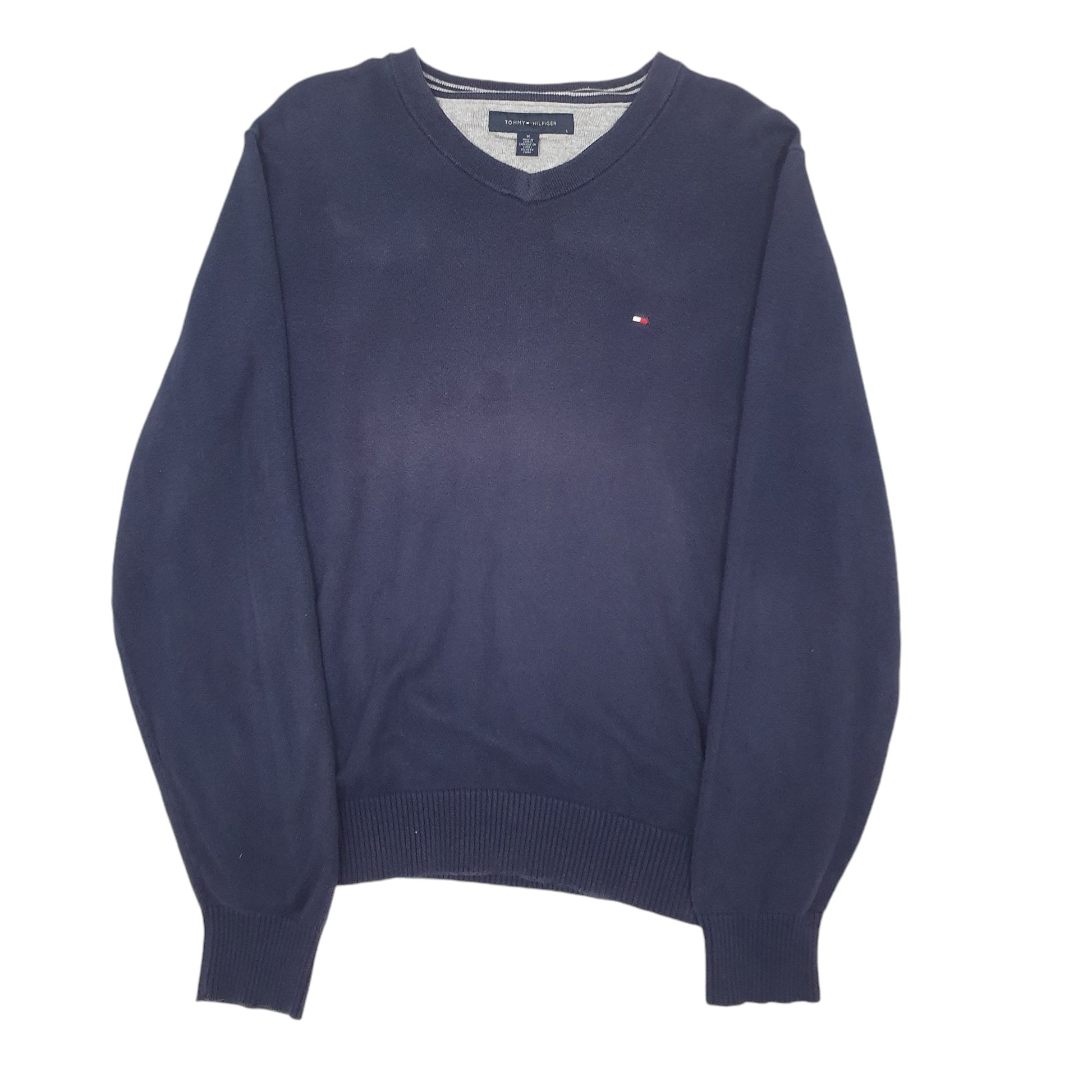 Mens Navy Tommy Hilfiger  Crewneck Jumper