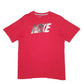 Mens Red Nike Spellout Short Sleeve T Shirt